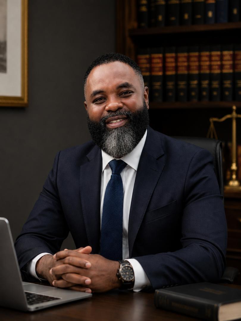 Portrait of Advocate Albert Lema